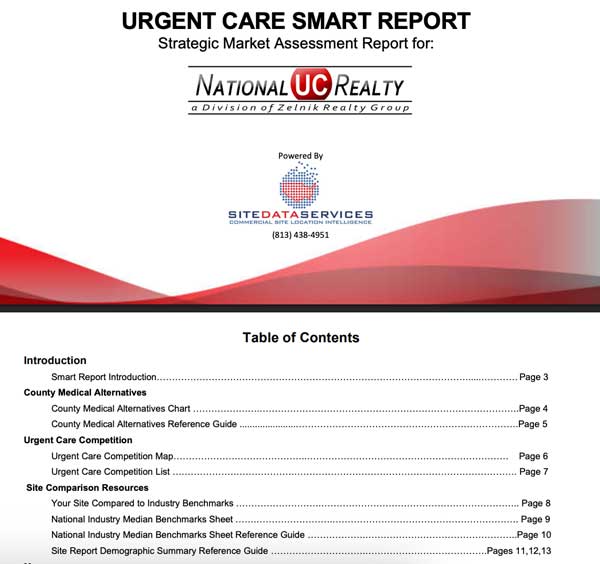 smart-report-samples SMART Report (Strategic Market Assessment Report) is designed to help you quickly analyze key strengths and weaknesses of a site sample image